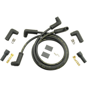 ACCEL 8.8 mm Universal Spark Plug Wires (4) - Black 173082K