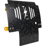 THRASHIN SUPPLY CO. Skid Plate - Carbon Fiber/Forged - With Gold Brackets - FLHX/FLTRX TSC-3035-5