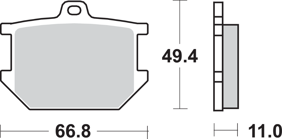 SBS HF Brake Pads - XS 360 507HF