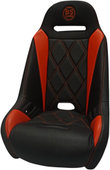 BS SAND Extreme Seat - Big Diamond - Black/Deep Orange EXBUDOBDC