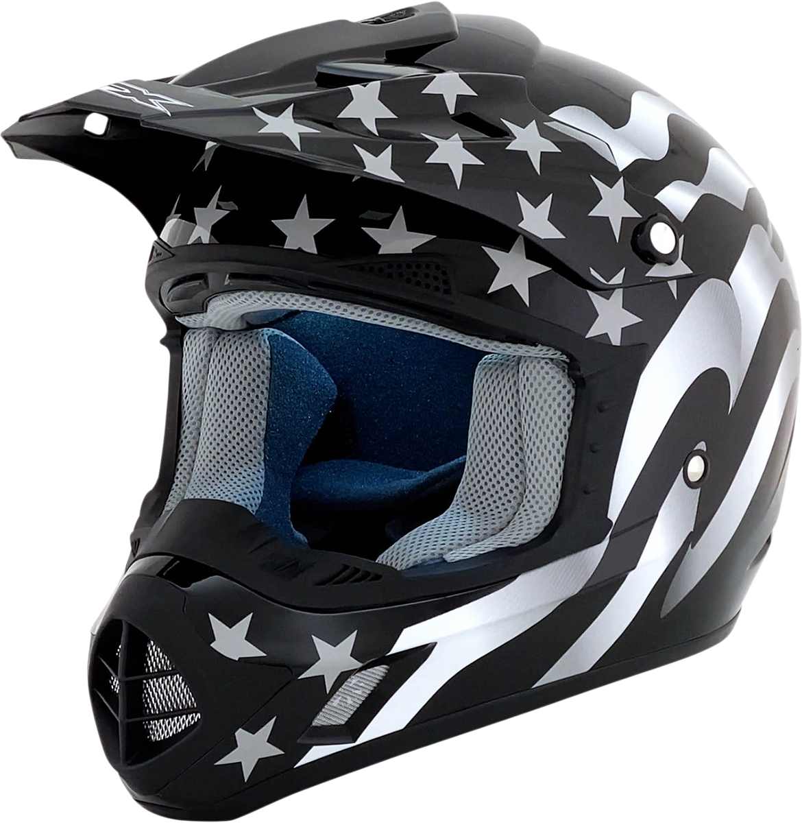 AFX FX-17 Helmet - Flag - Stealth - Small 0110-2363