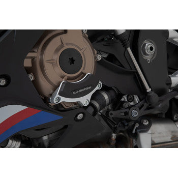 SW-MOTECH Engine Case Protector - Black/Silver - BMW - S1000 R | M1000 RR MSS.07.540.10100