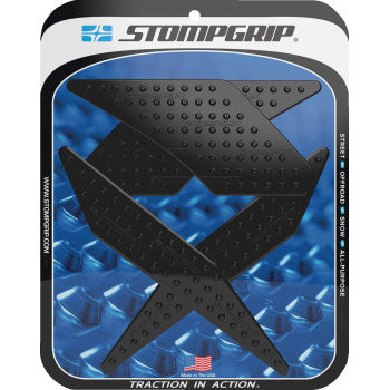 STOMPGRIP Traction Pad Tank Grips - Volcano - Black - Z125 Pro 55-10-0137B