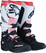 MOOSE RACING Tech 7 Boots - Black/White/Red - US 7 0212024-1225-7