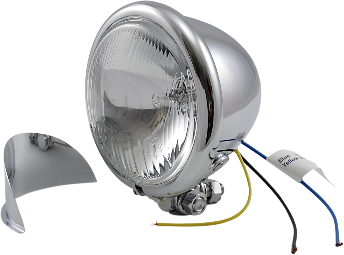 DRAG SPECIALTIES 4 1/2" Spotlight with Visor H-3 20-0026-BX-LB2