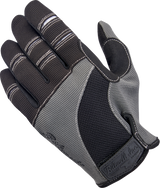 BILTWELL Moto Gloves - Gray/Black - Small 1501-1101-002