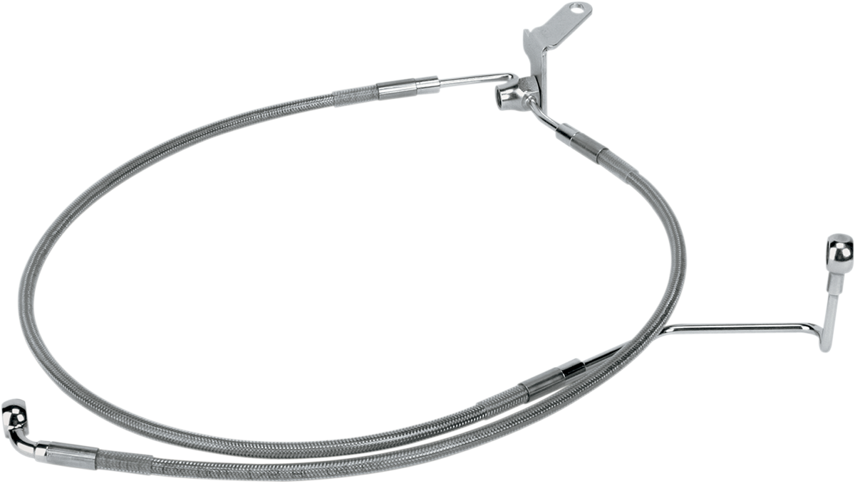 DRAG SPECIALTIES Brake Line - Rear - +3" - Softail 640223-3