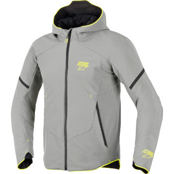 ALPINESTARS Jacket Wp Aeroshell Md Gry/Yel Fluo 3x 3200226-9116-3XL