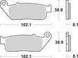 SBS HF Brake Pads 627HF