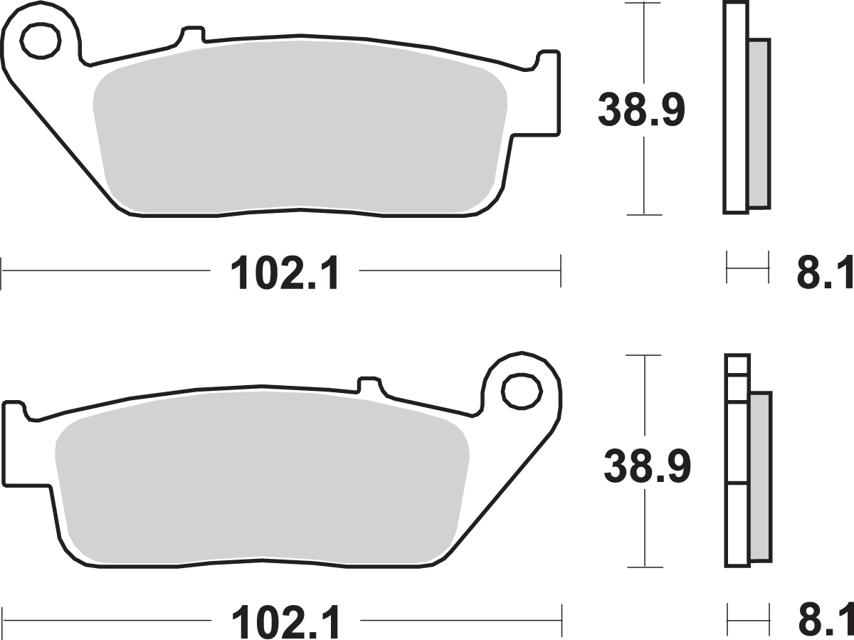 SBS HF Brake Pads 627HF