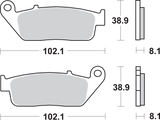 SBS HF Brake Pads 627HF