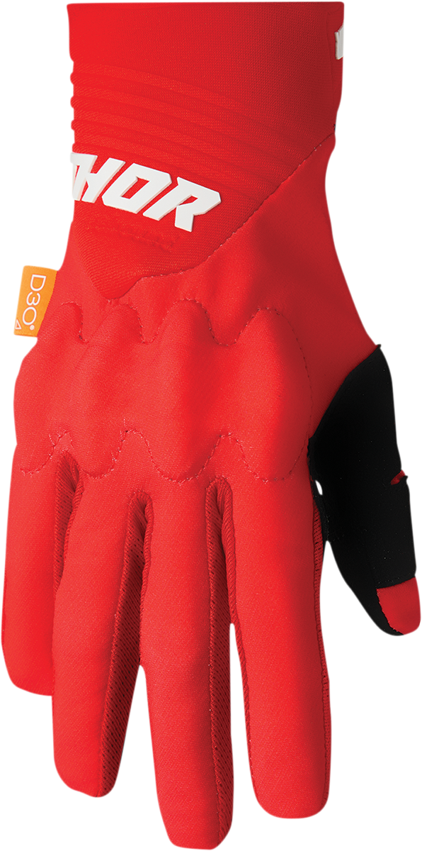 THOR Rebound Gloves - Red/White - Large 3330-6725