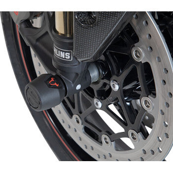 SW-MOTECH Axle Sliders - Front - Set - Triumph/Yamaha/Royal Enfield STP.11.176.10001/B