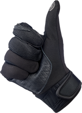 BILTWELL Baja Gloves - Black Out - Large 1508-0101-304