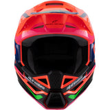 ALPINESTARS Youth SM3 Helmet - Deegan - Gloss Orange Fluo/Purple/Pink Fluo - Large  8301425-433-YL