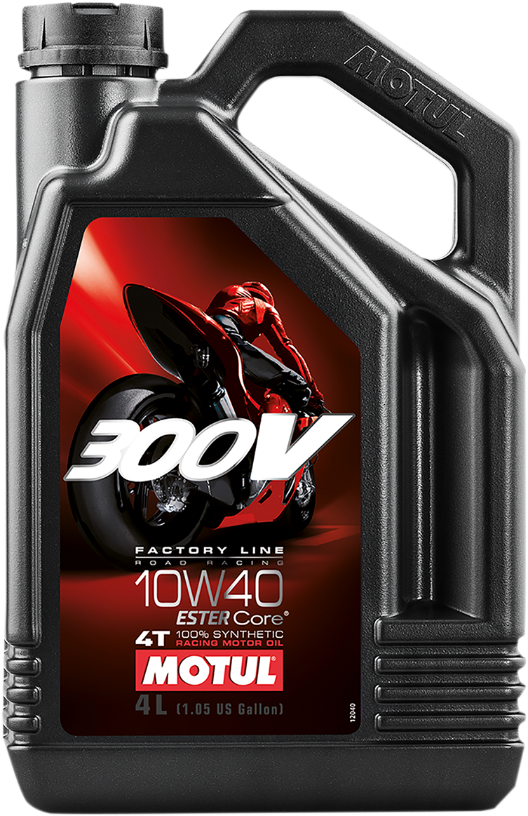 MOTUL 300V Synthetic Ester Oil - 10W-40 - 4L 104121