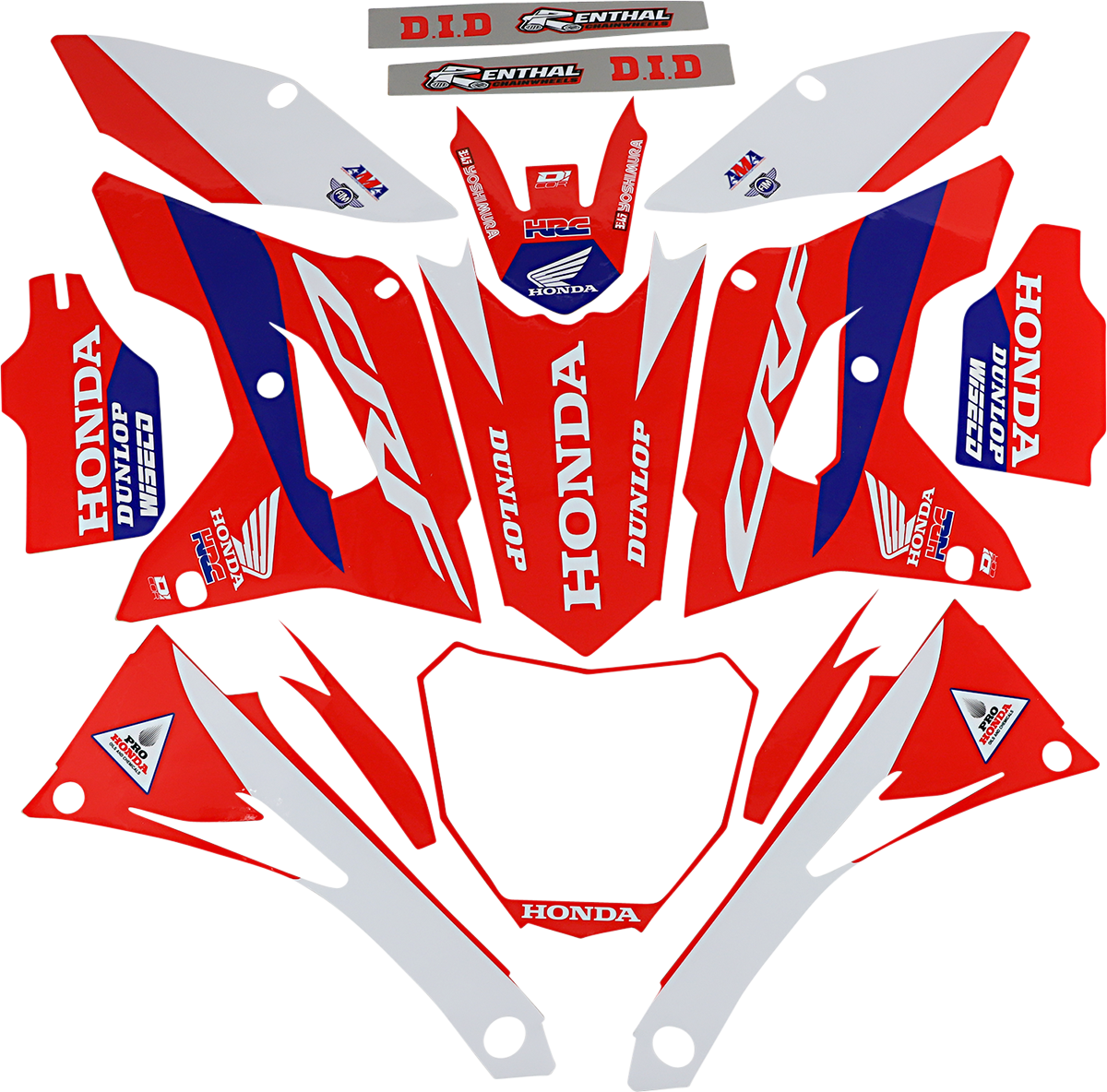 D'COR VISUALS Graphic Kit - Honda - HRC 20-10-901