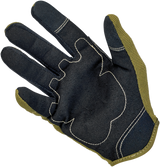 BILTWELL Moto Gloves - Olive/Black - XL 1501-0309-005