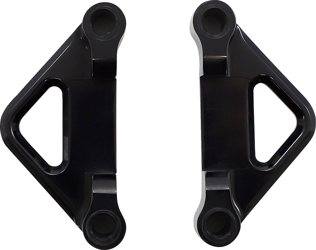 ACCUTRONIX Hot Legs/Bagger Legs Fender Spacers - Black - 1.25" Spacer - For 5.5" Width Fender TFS41-EMF125B