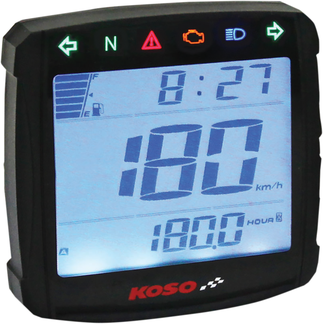 KOSO NORTH AMERICA XR-01S Speedometer - 2.94" L x 3.05" W x 0.94" D BB026001