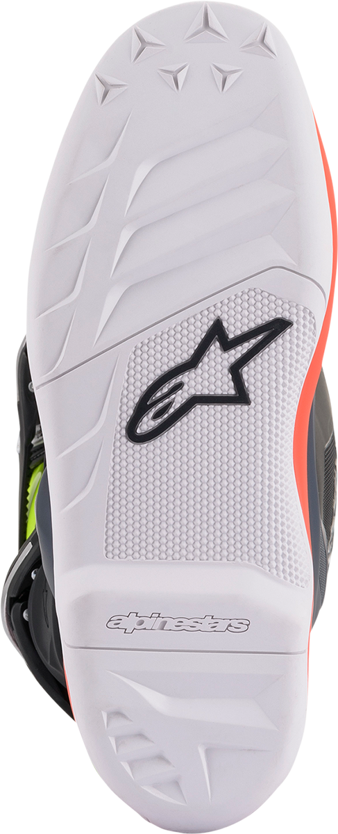 ALPINESTARS Youth Tech 7S Boots - Black/Gray/Red/White/Yellow - US 8 2015017-9058-8