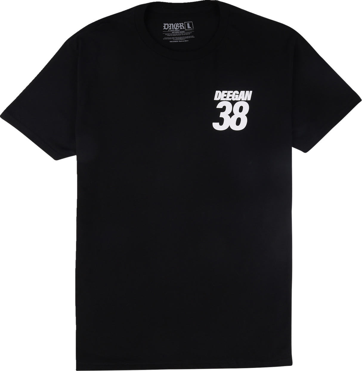 Deegan Apparel MX2 T-Shirt - Black - Large DMTSS3026BLKL