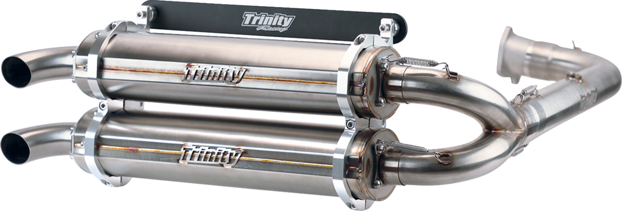 TRINITY RACING Stainless Steel Exhaust TR-4153D-SS