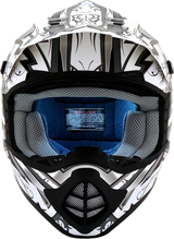 AFX FX-17Y Helmet - Butterfly - Matte White - Large 0111-1392