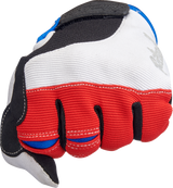 BILTWELL Moto Gloves - Red/White/Blue - XS 1501-1208-001