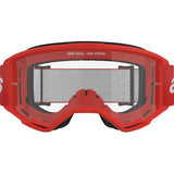 ALPINESTARS GOGGLES Vision 3 Goggle - Wordmark - Red - Clear Lens 5103325-3067