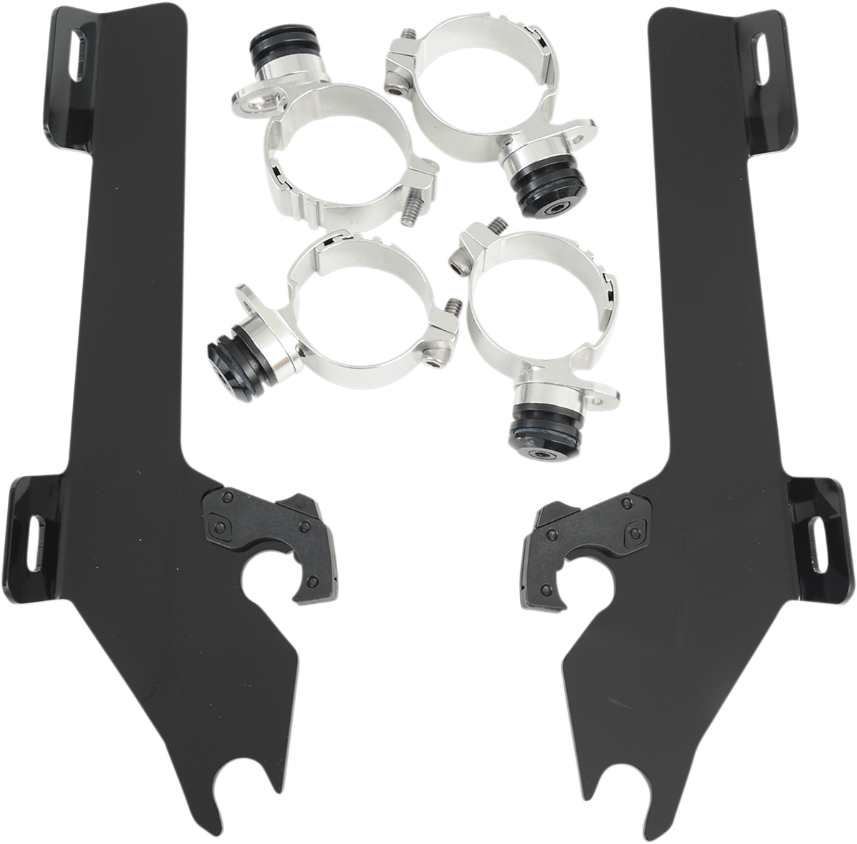 MEMPHIS SHADES Batwing Trigger Lock Mounting Kit - Raider - Black MEK1954