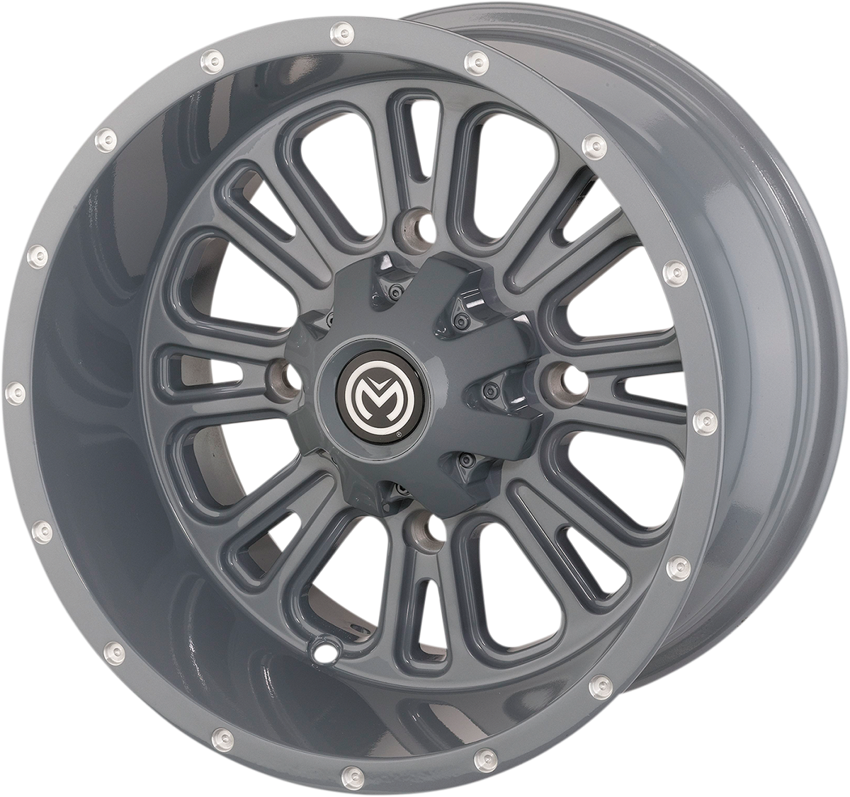 MOOSE UTILITY Wheel - 399X - Rear - Gray - 14x8 - 4/110 - 4+4 399MO148110KG4