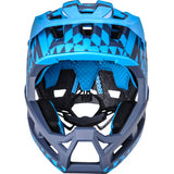 KALI DH Invader Helmet - LTD Glitch - Matte Navy/Cyan - L-2XL 0211323227