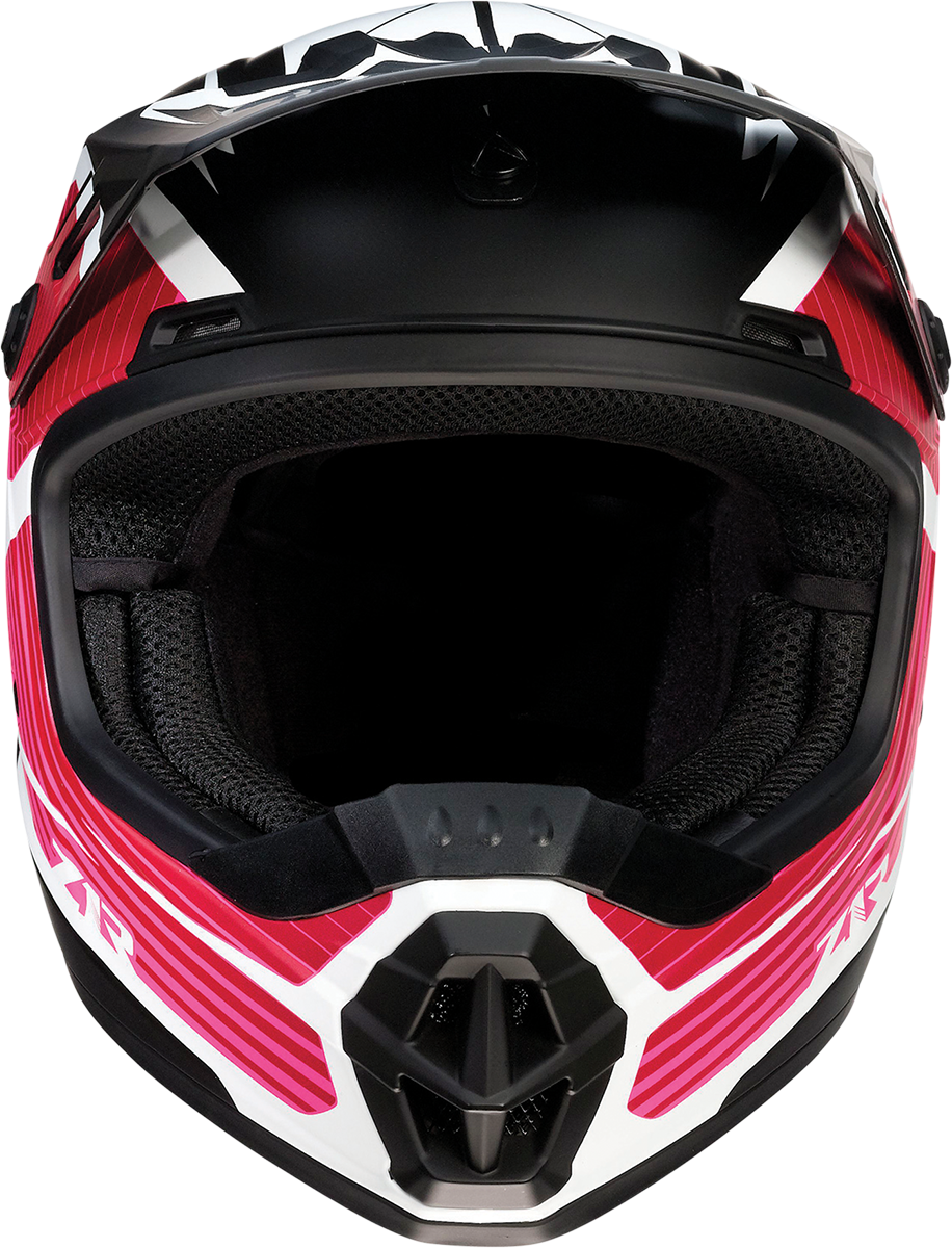 Z1R Youth Rise Helmet - Flame - Pink - Small 0111-1451