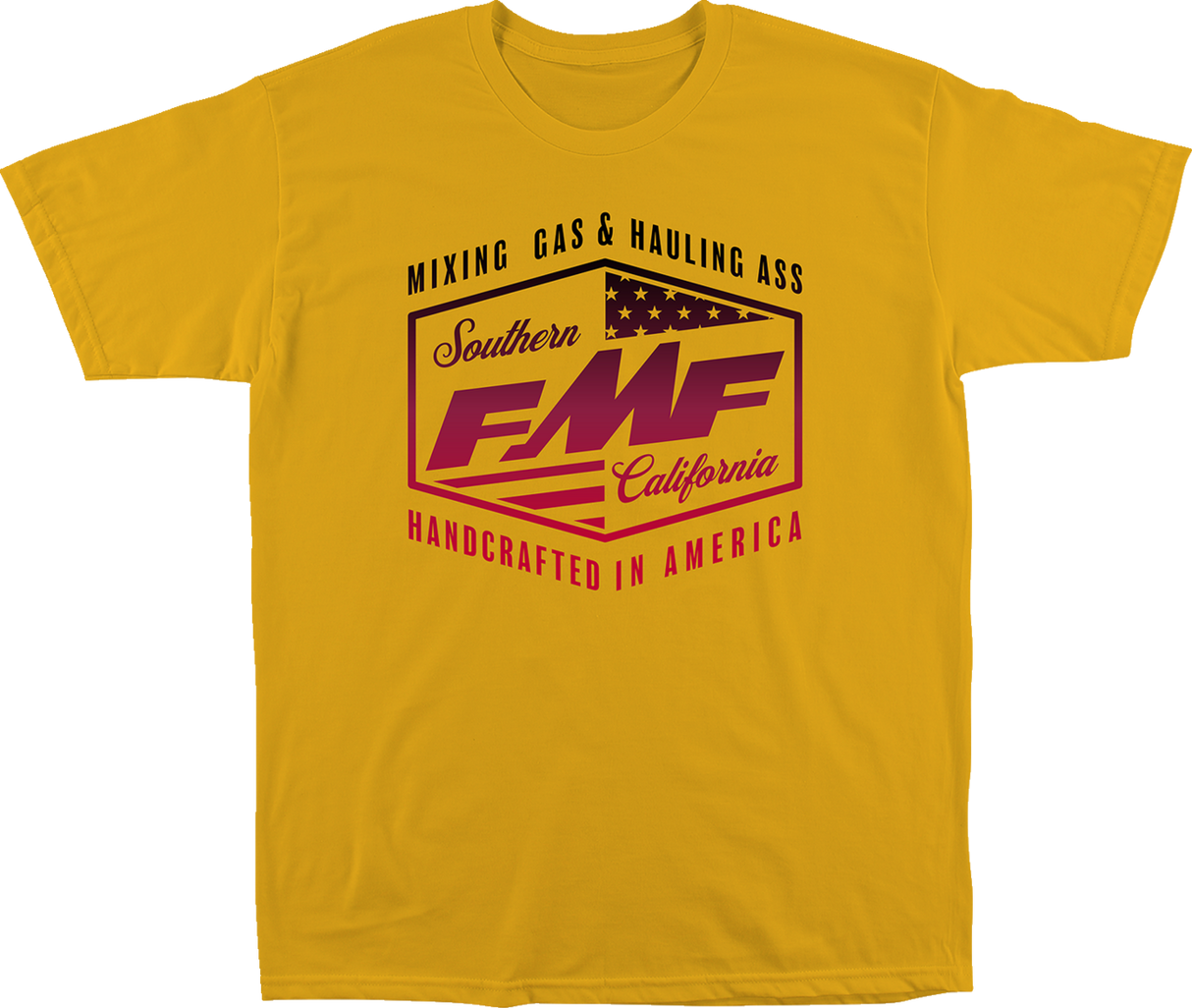 FMF Industry T-Shirt - Gold - Small FA22118911GLDS 3030-22456