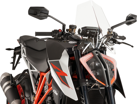 PUIG HI-TECH PARTS New Generation Windscreen - Clear - KTM 9692W