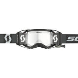 SCOTT Prospect 2.0 Super WFS Goggle - Roll-Off - Black/White - Clear Lens 421473-1007113