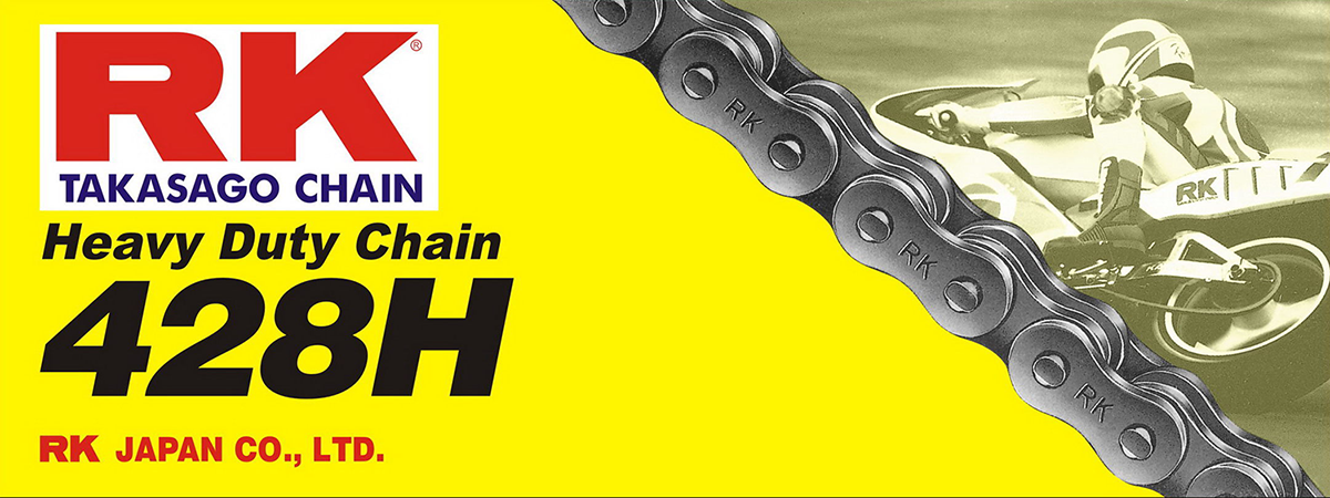 RK M428H - Heavy-Duty Chain - 130 Links M428H-130