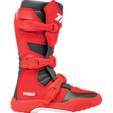 Botas THOR Youth Blitz XR - Rojo/Carbón - Talla 7 3411-0758 