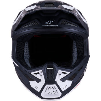 ALPINESTARS SM7 Helmet - Dasher - Matte Black/White - XL 8302226-1121-XL