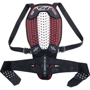 ALPINESTARS Nucleon Plasma Back Protector - Black/White/Red - Small 6504325-123-S