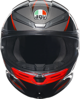 AGV K6 S Helmet - Slashcut - Black/Gray/Red - Large 2118395002014L