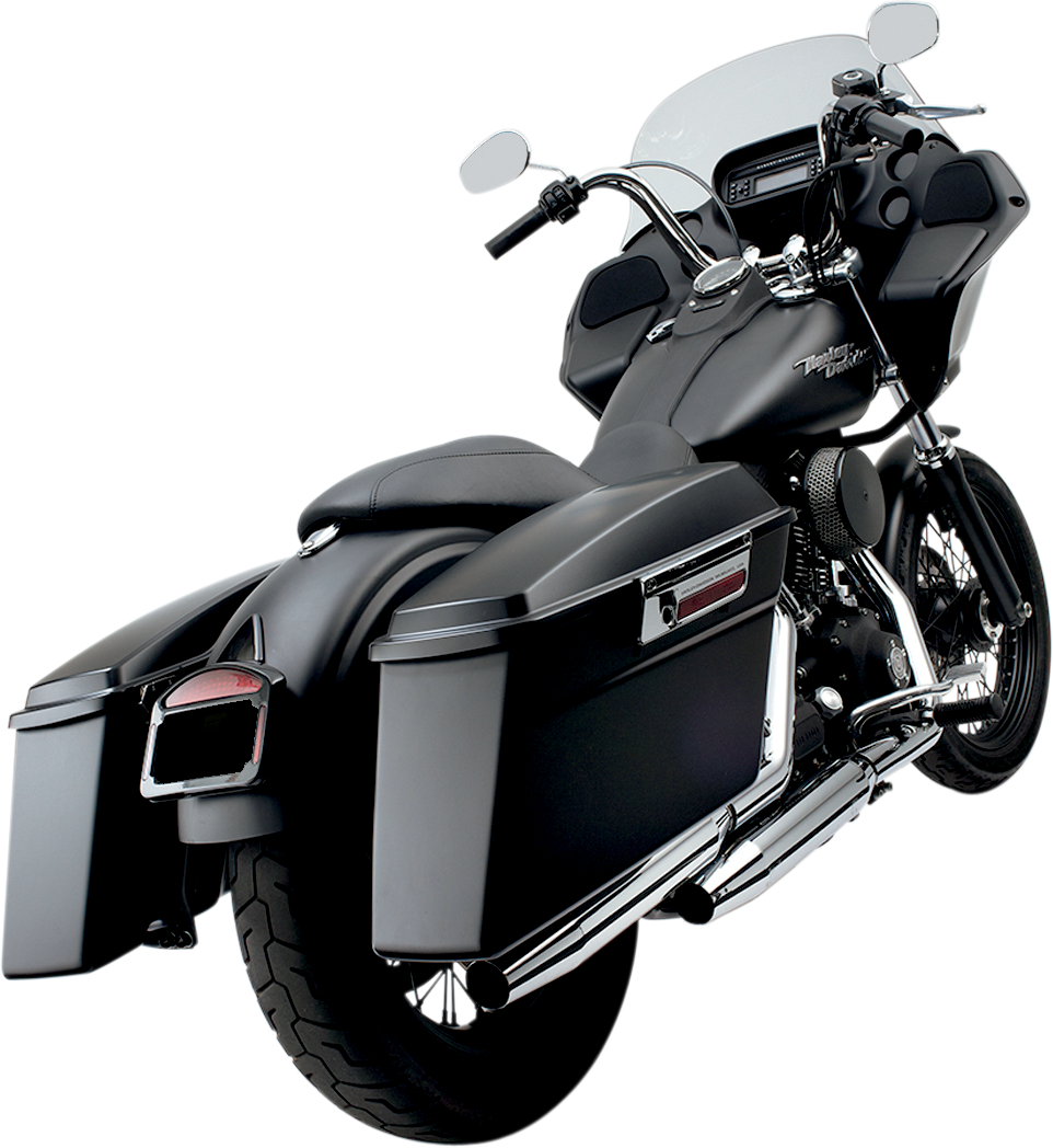 CYCLE VISIONS Bagger Tail - 06-17 FXD - Black CV7400B