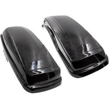 SADDLE TRAMP Saddlebag Lid - Dual - FLH/FLT BC-HDD6X9-14U