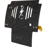 THRASHIN SUPPLY CO. Skid Plate - Carbon Fiber/Forged - With Gold Brackets - FLHX/FLTRX TSC-3035-5