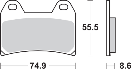 SBS HF Brake Pads 706HF