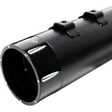 S&S CYCLE 4.5" Mufflers - Black with Black Tracer 550-0625