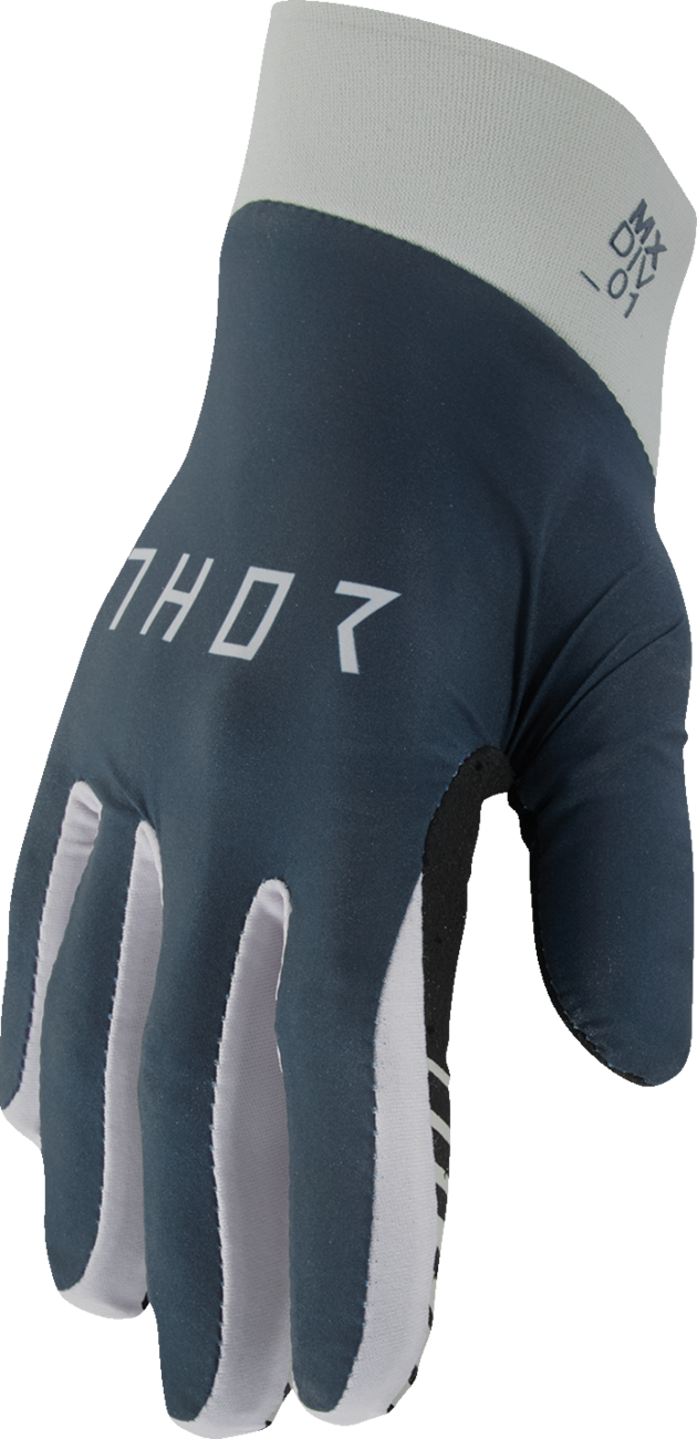 THOR Agile Gloves - Solid - Midnight/Gray - Large 3330-7678