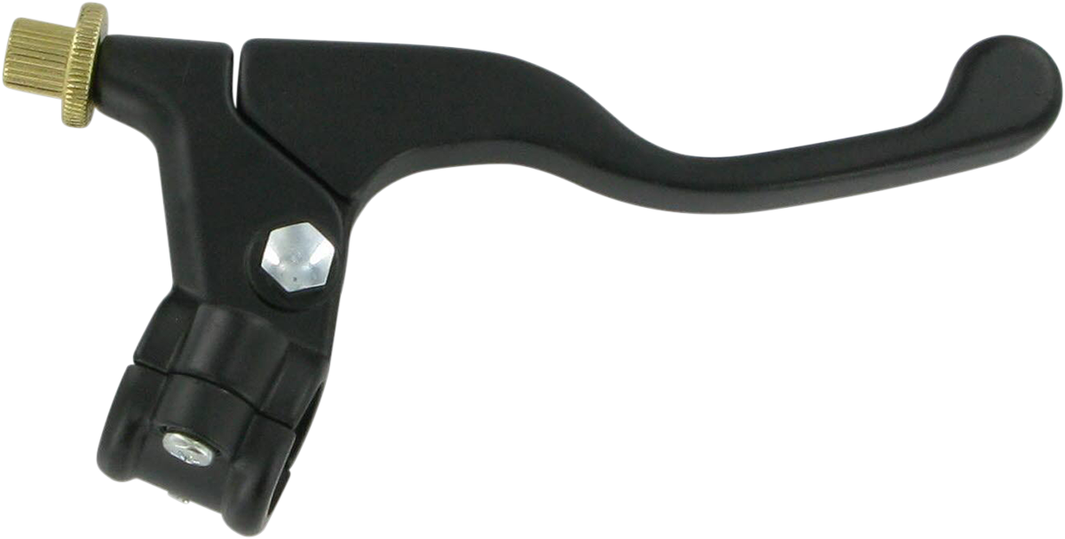 Parts Unlimited Lever Assembly - Right Hand - Shorty - Yamaha - Black 43-4104r