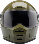 BILTWELL Lane Splitter Helmet - Gloss Olive Green - Small 1004-154-502